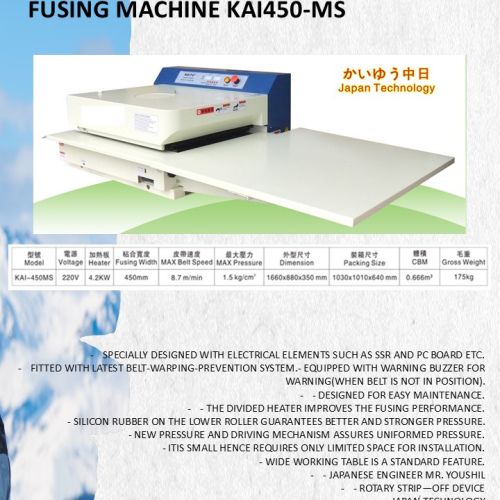 Fusing Machine KAI 450MS